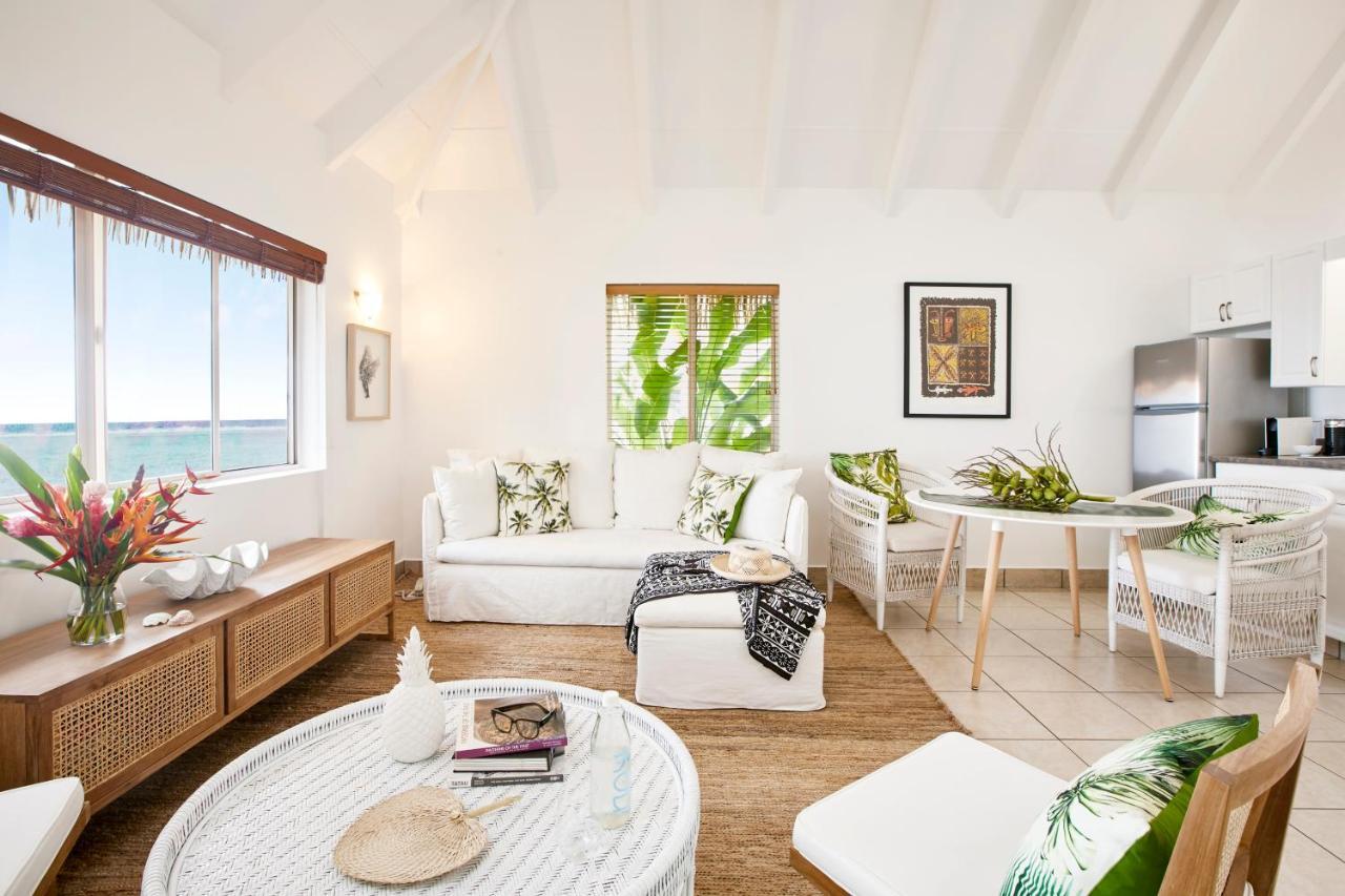 Motu Beachfront Art Villas Đảo Đảo Rarotonga Ngoại thất bức ảnh